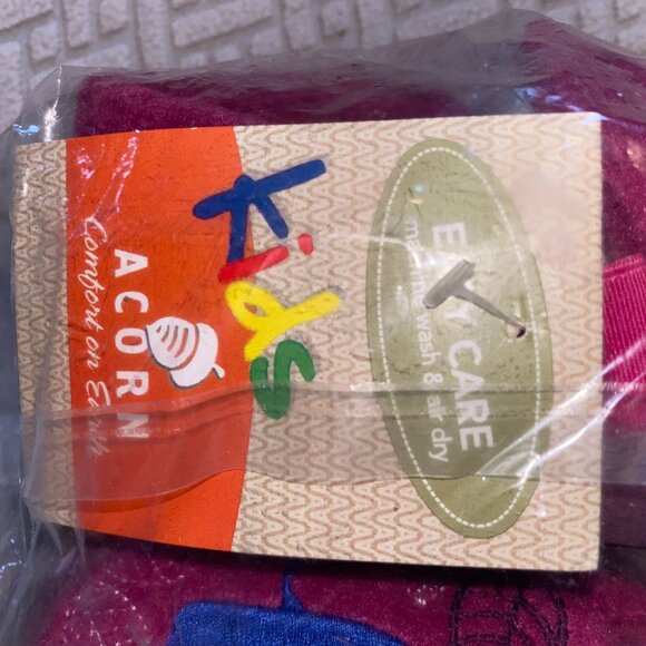 Acorn Kids moccasin slippers Toddlers size 8-9 - Picture 3 of 5